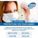 200 Small Disposable Vinyl Gloves - Non Sterile, Latex Free, Food Safe - 100 Count Box - Buy Online on GoSupps.com