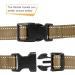 Heele Reflective Dog Collar - Soft Neoprene Padded Nylon for Puppies & Large Dogs | Brown M (34-52 cm) - 1 Pack - Buy Online on GoSupps.com