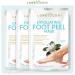 Foot Peel Mask (3-Pack) - Callus Remover & Dead Skin Exfoliation Treatment for Dry Cracked Feet - Foot Mask Socks for Intensive Foot Care - Buy Online on GoSupps.com