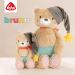Fehn Cherry Pit Cushion Bear - 15 x 15 cm - Soothing Heat/Cold Pad for Babies - Multicoloured Classic - Buy Online on GoSupps.com