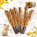 Abiz Rabbit Toys Set: 6 Apple Wood & 4 Bamboo Chewing Sticks with Chamomile for Rabbits Hamsters Guinea Pigs & Chinchillas - Premium Chew Treats - Buy Online on GoSupps.com