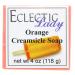 Orange Creamsicle Glycerin Soap by Eclectic Lady 4 oz Bar