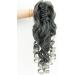 IMISSU Long Curly Claw Ponytail Clip On Hair Extension Pony Tail Hair Piece (Black Ombre Gray 1T0906) - Buy Online on GoSupps.com