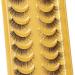Cat Eye False Eyelashes | Natural Wispy 3D Lashes | Clear Band Extensions | Soft Handmade Fake Lashes Pack - Zanlufly - Buy Online on GoSupps.com