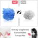 Star Brand Long Lasting Bath Sponge 6 Counts - Heavy 60g Mesh Pouf with Suction Cup - Big Shower Loofahs for Exfoliation and Scrubbing - 6 Colors - Buy Online on GoSupps.com