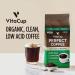 VitaCup Low Acid Organic Fair Trade Dark Roast Guatemala Coffee | Mycotoxin Free | 11oz Ground Coffee for Drip & French Press - Buy Online on GoSupps.com
