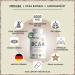 BCAA 1000 Giga Caps - 8000mg High Dose Vegan Amino Acids | 300 Capsules 2:1 Ratio Leucine Isoleucine & Valine - Lab Tested - Buy Online on GoSupps.com