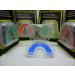 COOLLO SPORTS Boil and Bite Mouth Guard for Football, Hockey, Rugby - Trans. & White Adult (Ages 11+) | Custom Fit Sport Mouthpiece with Free Case - Buy Online on GoSupps.com