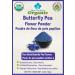 Organic Butterfly Pea Flower Powder - Blue Color Latte Matcha Tea - Plant Based Natural Food Colouring - 113 gram (4 OZ)) 113 g (Pack of 1)