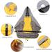 Buy Ownpets Waterproof Dog Rain Jacket with Hood | Adjustable Reflective Straps | Yellow & Gray (S) - Perfect for All Weather - Buy Online on GoSupps.com
