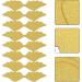 ibasenice 100 Pcs Cake Insert Wedding Topper Gold Decor Happy Birthday Decor Cupcake Decorating Fruit Food Charm Cake Cupcake Toppers Angel Wing Topper Birthday Cake Supplies Dessert Decor Golden 50pcsx2pcs 10X2.5CMx2pcs - Buy Online on GoSupps.com