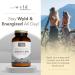 Stay Wyld - Organic Cordyceps Mushroom Powder - Real Mushrooms - Energy Immunity & Vitality Mushroom Supplement - Athletic Performance & Hormone Regulation - 100% Canadian Grown - 100g Powder - Buy Online on GoSupps.com