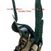 Majestic Ally Double Thick 36" to 72" Trailer Tie for Horse Haulage Cross tie with Adjustable Buckle Panic Snap and Bull Snap 1" Wide by 36" to 72" Long (Hunter Green) - Buy Online on GoSupps.com