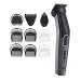Babyliss men 10-in-1 carbon titanium multi-grooming trimmer kit was washable for body beard and nasal hair including up-to-date black gray MT727E