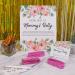 Baby Shower Measure Belly Game Set - 34 PCS Pink | How Big is Mommy's Belly | Includes 30 Guessing Cards, 3 Measuring Tapes, and Game Sign with Stand - Buy Online on GoSupps.com