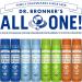 Dr. Bronner's Organic Lip Balm Variety Pack - Peppermint, Orange, Ginger, Lemon Lime - 0.15 Ounce (Pack of 4) - With Organic Beeswax and Avocado Oil - For Dry Lips and Skin - Buy Online on GoSupps.com