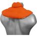 Cozy Orange Neck Pillow with Stand-Up Collar | Grape Seed Heat Pad for Ultimate Comfort - Buy Online on GoSupps.com