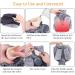 ATEECO Heated Foot Warmers with Rabbit Ears | 2L Large Rubber Heat Bottle & Heated Slippers - Gray - Buy Online on GoSupps.com