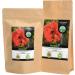 Hibiscus flower tea (250g) whole hibiscus flowers hibiscus flower tea gently dried 100% pure and natural 250 GR - Buy Online on GoSupps.com