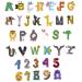 Harsgs 36 PCS Iron on Animal Letters Numbers Patches, Embroidered Patches Letters A-Z Numbers 0-9 Animal Shape, Applique for Clothes, Dress, Hat, Jeans, DIY Accessories Mixed animals Letters and Numbers