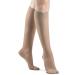 DYNAVEN by Sigvaris Women's Closed Toe Calf-High Compression Socks 15-20mmHg - Moisture-Wicking & Durable for Daily Support - Large Short - Light Beige LS - Large Short Light Beige