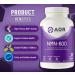 AOR NMN-600mg 30 Vegan Capsules - Non-GMO Gluten-Free High-Potency Nicotinamide Mononucleotide - Supports Cellular Health & Energy Production - NMN Supplement in Canada - Buy Online on GoSupps.com