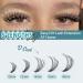 TOOCHUNAG Individual Lashes 40D+50D 320 Clusters Lash Extension - Natural Fluffy Eyelashes for DIY Home Extensions - Buy Online on GoSupps.com