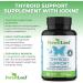 Thyroid Support Supplement with Iodine - Natural Mineral & Vitamin Complex - B12, Zinc, Selenium - 60 Capsules - Forestleaf - Buy Online on GoSupps.com