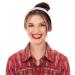 Satin Headbands 12 Pack - White 1 Inch Hard Satin Headbands for DIY Hair Accessories - Women and Girls - Buy Online on GoSupps.com
