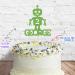 Cakeshop Cake Decoration Pack | Robot Alien Birthday Premium Double Sided Glitter Card Cake Topper & 25g Party Pack of Cake Sugar Sprinkles | Custom Name & Age Cake Decorations (Green) Non-Prime Glitter Card: Green - Buy Online on GoSupps.com