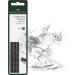 Faber-Castel FC129997 Pitt Compressed Charcoal Sticks (3 Pack) - Buy Online on GoSupps.com
