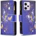 VQWQ Mobile Phone Case for Redmi Note 12 Pro & Xiaomi Poco X5 Pro - Leather Wallet with Zipper & Card Holder - Butterfly 2 Design - Buy Online on GoSupps.com