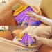 NAANLE Hot Water Bottle with Lavender Cover | 2L Transparent Heat Bottle for Pain Relief & Warmth | Ideal for Back Hand Foot & Neck Therapy - Buy Online on GoSupps.com