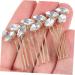 Beaupretty Fashionable Diamond Hair Accessories Hair Clip Hair Barrettes Hair Pin Bridal Headpiece Hair Accessories for Women Hair Side Comb Crystal Hair Comb Wedding Bride - Buy Online on GoSupps.com