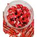 Simway Sweets Jar 530g - Jungle Jollies Strawberry Chews - American Sweets - Approximately 48 Pieces - Buy Online on GoSupps.com