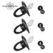 Rock Star Baby by Tico Torres Silicone Nucky 2 Set - Snake Design 6-18 Months Jaw-Friendly Pacifiers with Protective Caps - International Shipping Available - Buy Online on GoSupps.com