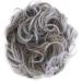 CAISHA Large Hairpiece Scrunchy Instant Updo Curly Messy Bun Light Brown Gray Mix G24E - Buy Online on GoSupps.com