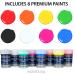Individuall Premium Fabric & Textile Paints Set - Professional Grade, 8 x 20 ml Vivid Colors for Artists, Students & Beginners - Buy Online on GoSupps.com