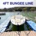ONOSHIP 4FT Premium Boat Bungee Dock Lines - Marine Grade 316 Stainless Clip - Jet Ski & Kayak Accessories - 4 Feet Blue - Buy Online on GoSupps.com