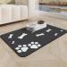 Suppal pad dogs and cats - non -slip dog bowl underlay super absorbent fast -drying lining mats for pet 60x40cm feed pad for cats pads cat bar - bone - bone