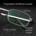 BAFAFA +2.5 Silver Reading Glasses - Blue Light Blocking Modern Frame for Computer & Gaming Eye Strain Relief Portable Style - Buy Online on GoSupps.com