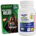 Equate Gas Relief Extra Strength 125 mg - 72 Softgels & Vital Volumes Upset Stomach Tips Card Bundle | International Shipping Available - Buy Online on GoSupps.com