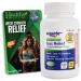 Equate Gas Relief Extra Strength - Simethicone 125 mg - 72 Softgels and Vital Volumes Upset Stomach Tips Card - Bundle