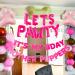 JeVenis Dog Birthday Party Balloon Garland Kit - Pawty Supplies for Puppy Birthday Celebration - Pink Dog Decorations - Buy Online on GoSupps.com