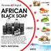 Aroma Depot Raw African Liquid Black Soap - 100% Natural for Acne, Eczema, Psoriasis - Handmade from Ghana - Gallon Size - Buy Online on GoSupps.com