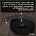 Strapworks BioThane Beta Series Coated Webbing 1 x 5 Yards - Black | Durable and Waterproof - Buy Online on GoSupps.com