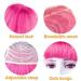 PLULON Peach Pink Bob Wig and Sunglass Set Neon Short Bob Wig Sunglass Pack Costume Colorful Cosplay Wig Hairpieces for Bachelorette Neon Party Favors Halloween Decorations Peach Pink Short - Buy Online on GoSupps.com