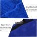 Morezi Dog Bathrobe Towel - Fast Drying Microfibre Pet Bath Robe for Dogs and Cats - Blue (Medium 79x60cm) - Buy Online on GoSupps.com