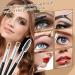 Sibba 3 Pieces Eyebrow Brush Set Double-Ended Black Spoolies Eyelash Brow Eyeshadow Comb Mini Eye Lash Curler Separator Makeup Mascara Angled Eyeliner Applicator Tool for Women Girls - Buy Online on GoSupps.com