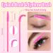 Bond and Seal Lash Glue Waterproof Lash Bond and Seal 2 in 1 Strong Hold Cluster Lashes Glue Bond and Seal with Eyelash Brush and Lash Tweezers by Ruairie A2 - Buy Online on GoSupps.com